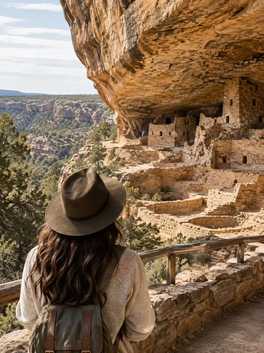 Vista al Parco Nazionale di Mesa Verde